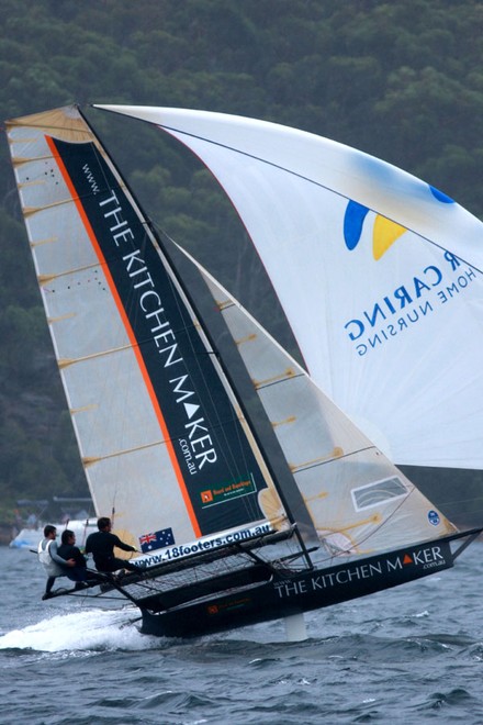 Australian 18ft Skiffs Club Championship, Race 12 © Frank Quealey /Australian 18 Footers League http://www.18footers.com.au